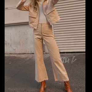 paloma wool wadi velvet pant in peach